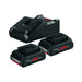 Pack batterie et chargeur BOSCH PRO 18V Li-Ion 4Ah ProCORE 1600A01BA3 - Reconditionné - Drakare