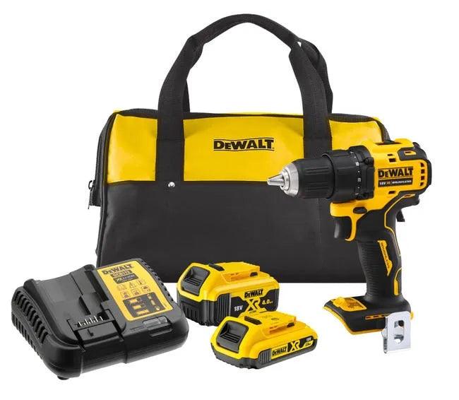 Perceuse visseuse à percussion DeWalt 18V Li-Ion + 2 batterie 4Ah et 2Ah DualRun DCD709MDR-QW - Reconditionné - Drakare