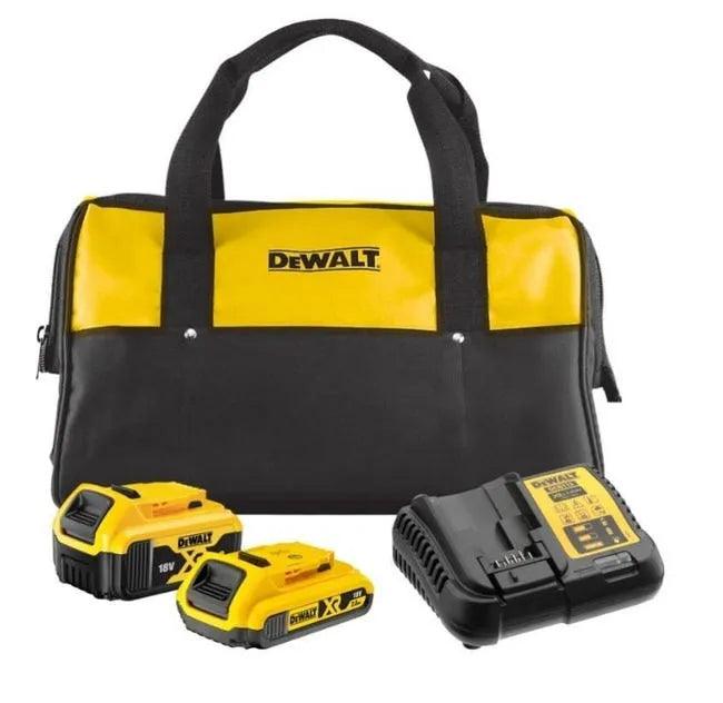 Perceuse visseuse à percussion DeWalt 18V Li-Ion + 2 batterie 4Ah et 2Ah DualRun DCD709MDR-QW - Reconditionné - Drakare