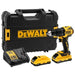 Perceuse visseuse à percussion DEWALT 18V Li-Ion (2x 3Ah) XR + coffret TSTAK DCD709L2T - Reconditionné - Drakare