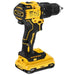 Perceuse visseuse à percussion DEWALT 18V Li-Ion (2x 3Ah) XR + coffret TSTAK DCD709L2T - Reconditionné - Drakare