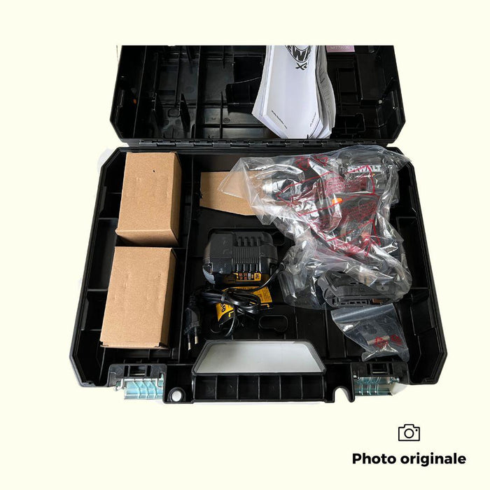 Perceuse visseuse à percussion DeWalt 18V Li-Ion XR McLaren + 2 batteries 1,7 Ah I Coffret T-STAK DCD85ME2GT - Reconditionné - Drakare