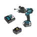 Perceuse visseuse à percussion MAKITA 18V Li-Ion (2x 5Ah) LXT DHP458RT - Déstockage - Drakare