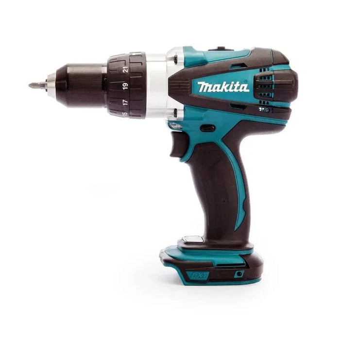 Perceuse visseuse à percussion MAKITA 18V LXT DHP458Z (sans batterie) - Reconditionné - Drakare