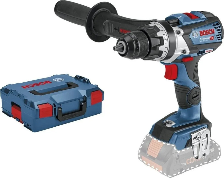 Perceuse visseuse BOSCH PRO 18V 110Nm + coffret L-BOXX GSR 18V-110 C (sans batterie) - Déstockage - Drakare