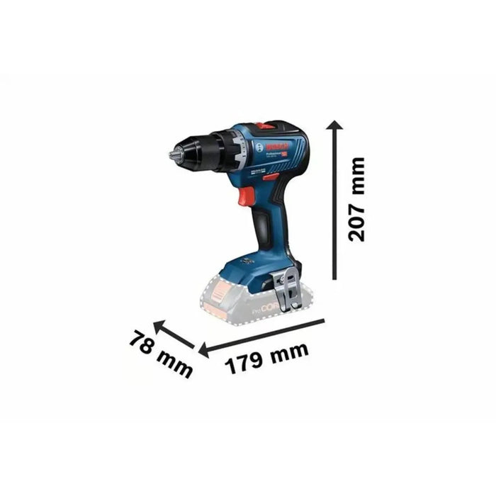 Perceuse visseuse BOSCH PRO 18V Li-Ion (2x 4Ah) 55Nm + coffret L-BOXX GSR 18V-55 - Occasion - Drakare