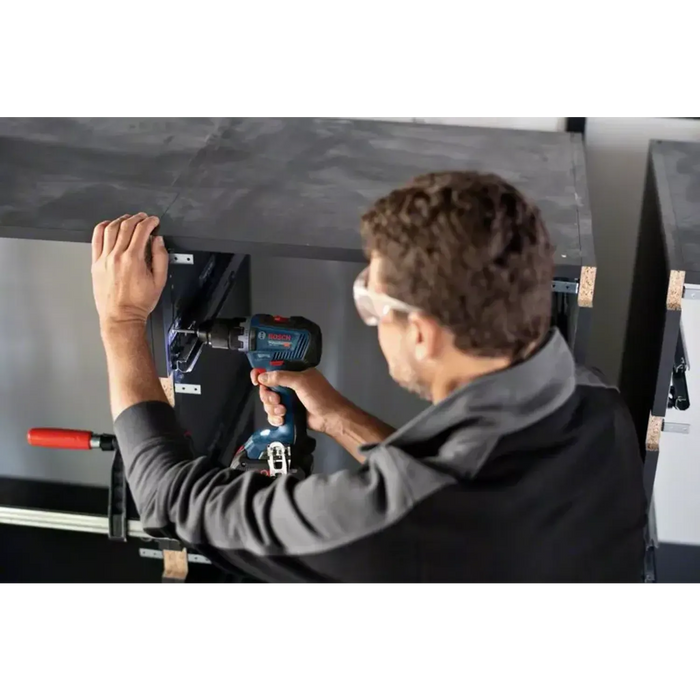 Perceuse visseuse BOSCH PRO 18V Li-Ion (2x 4Ah) 55Nm + coffret L-BOXX GSR 18V-55 - Occasion - Drakare