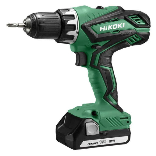Perceuse visseuse HIKOKI 18V Li-Ion (2x 1.5Ah) + coffret DS18DJLWCZ - Déstockage - Drakare