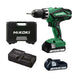 Perceuse visseuse HIKOKI 18V Li-Ion (2x 1.5Ah) + coffret DS18DJLWCZ - Déstockage - Drakare