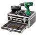 Perceuse visseuse HIKOKI 18V Li-Ion (2x 2.5Ah) + 100 accessoires + coffret alu KC18DJLFZ - Reconditionné - Drakare