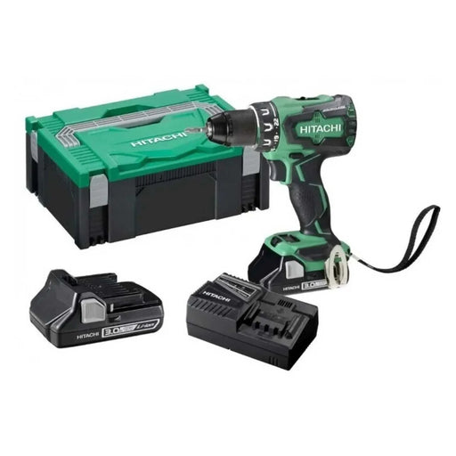Perceuse visseuse HIKOKI 18V Li-Ion (2x 3Ah) + coffret HIT-SYSTEM CASE DS18DDWQZ - Déstockage - Drakare