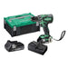 Perceuse visseuse HIKOKI 18V Li-Ion (2x 3Ah) + coffret HIT-SYSTEM CASE DS18DDWQZ - Déstockage - Drakare
