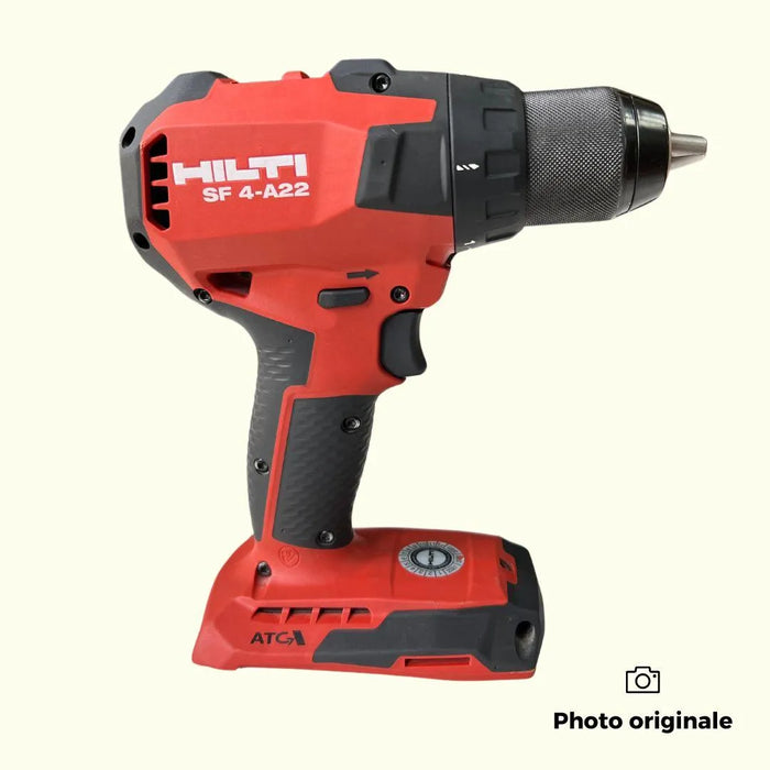 Perceuse visseuse HILTI 22V Li-Ion (2x 5.2Ah) Ø125mm + mallette SF 4-A22 + B22 5.2 + C4/36-350 - Reconditionné - Drakare