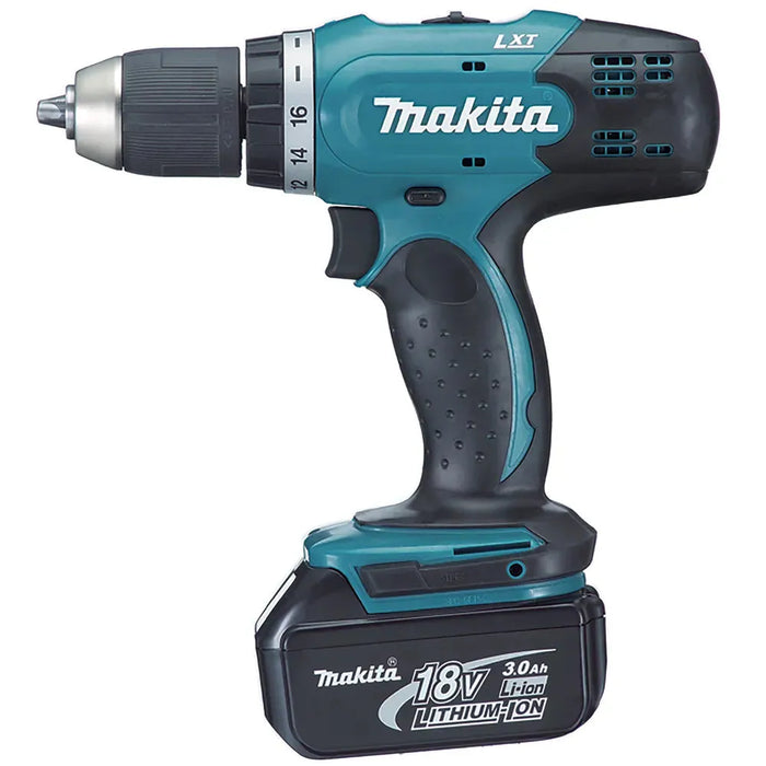 Perceuse visseuse MAKITA 18V Li-Ion (2x 3Ah) LXT + coffret DDF453SFE - Reconditionné - Drakare