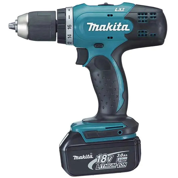 Perceuse visseuse MAKITA 18V Li-Ion (2x 3Ah) LXT + mallette DDF453SFE3 - Reconditionné - Drakare