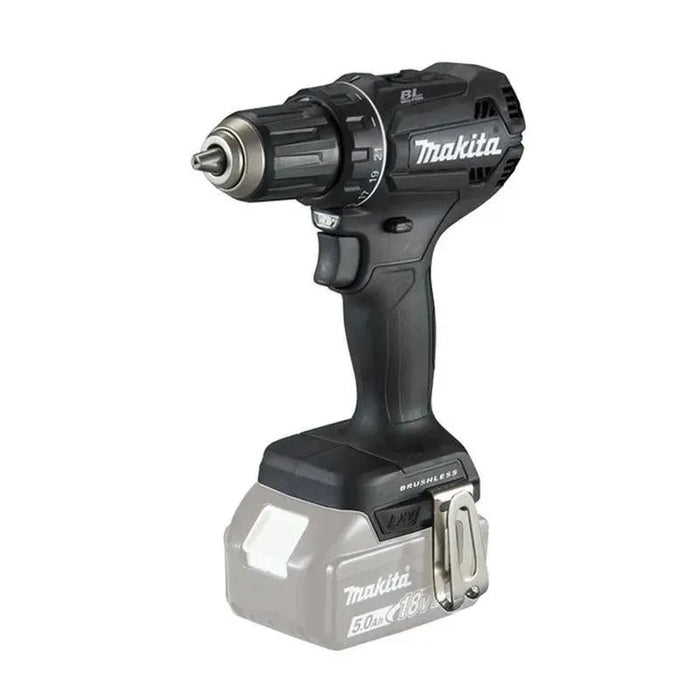 Perceuse visseuse MAKITA 18V Li-Ion (2x 5Ah) Black Edition avec 70 accessoires + coffret DDF485TX2B - Reconditionné - Drakare
