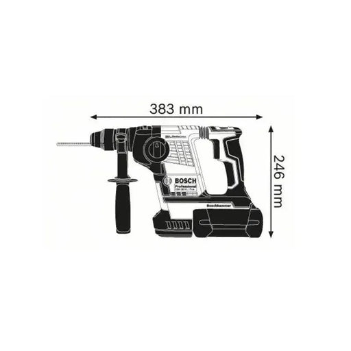 Perforateur BOSCH PRO 36V 3.2J + coffret GBH 36 V-LI Plus (sans batterie) - Reconditionné - Drakare