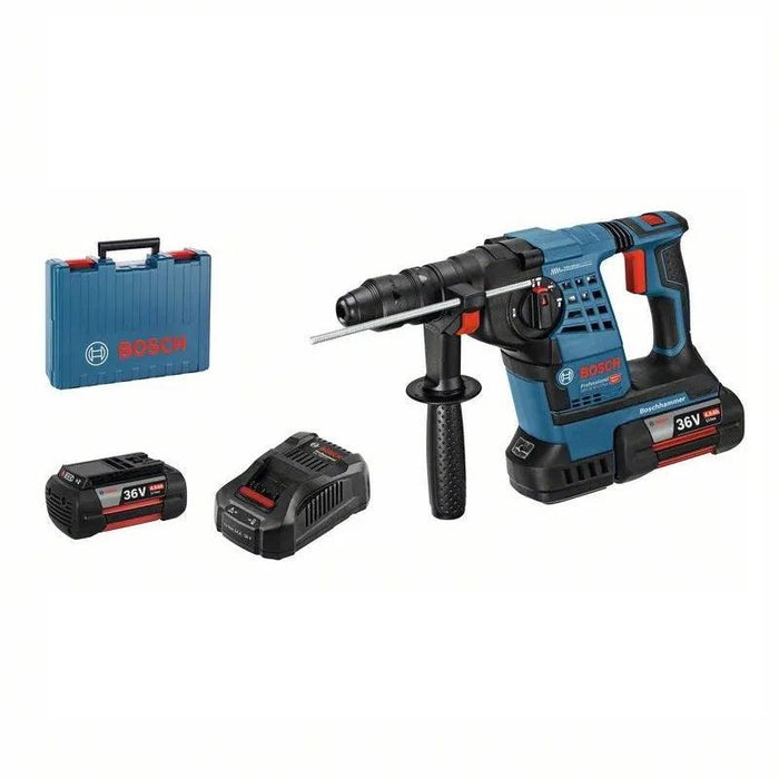 Perforateur Bosch Pro 36V 3,2J + 2 batteries 4 Ah GBH 36 V-LI Plus - Reconditionné - Drakare