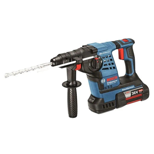 Perforateur Bosch Pro 36V 3,2J + 2 batteries 4 Ah GBH 36 V-LI Plus - Reconditionné - Drakare