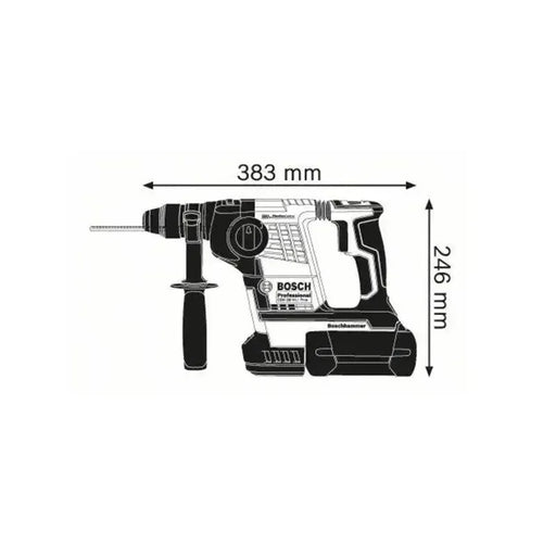 Perforateur BOSCH PRO 36V 3,2J + coffret GBH 36 V-LI Plus (sans batterie) - Reconditionné - Drakare
