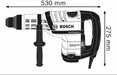 Perforateur BOSCH PRO SDS-MAX 1500W 12,5J + mallette GBH 8-45D - Reconditionné - Drakare
