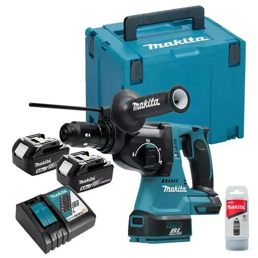 Perforateur burineur MAKITA 18V (2x 5Ah) LXT SDS-Plus DHR243RTJ - - Drakare