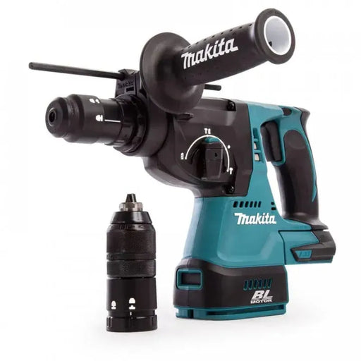 Perforateur burineur MAKITA 18V Li-Ion (2x 5Ah) SDS-Plus 2J DHR243RT - Reconditionné - Drakare