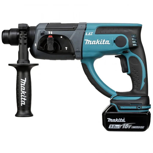 Perforateur burineur MAKITA 18V Li-Ion (2x 5Ah) SDS-Plus LXT 2J + coffret MAKPAC DHR202RTJ - Déstockage - Drakare