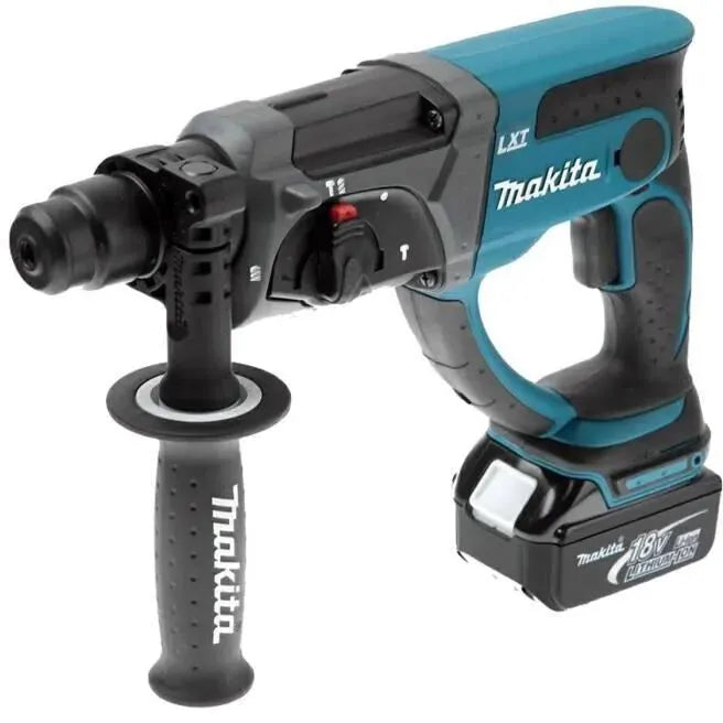 Perforateur burineur MAKITA 18V Li-Ion (2x 5Ah) SDS-Plus LXT 2J + coffret MAKPAC DHR202RTJ - Déstockage - Drakare