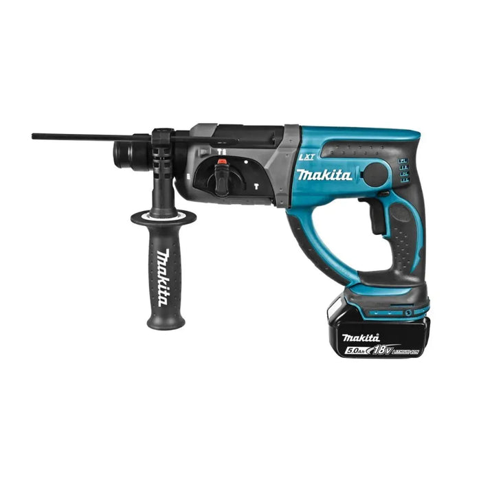 Perforateur burineur MAKITA 18V Li-Ion (2x 5Ah) SDS-Plus LXT 2J DHR202RT - Déstockage - Drakare