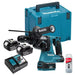 Perforateur burineur Makita 18V LXT SDS-Plus + 2 batteries 5 Ah + chargeur DHR243RTJ - Reconditionné - Drakare