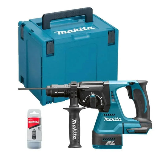 Perforateur burineur MAKITA 18V SDS-Plus 24mm 2J + coffret MAKPAC 4 DHR243ZJ (sans batterie) - Reconditionné - Drakare