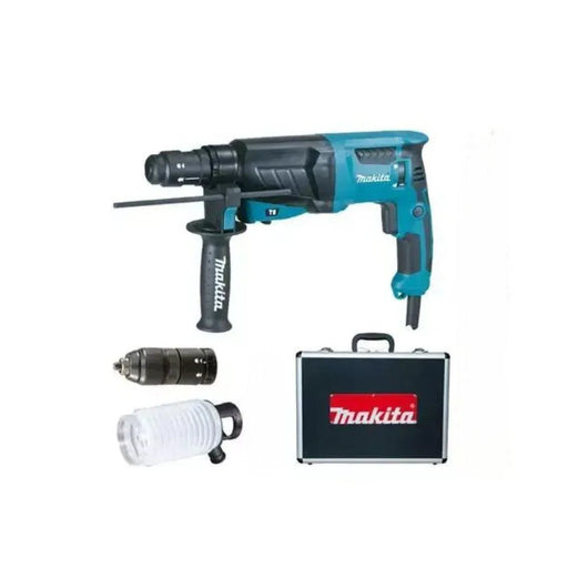 Perforateur burineur MAKITA SDS-Plus 800W + mallette HR2631FTX4 - Reconditionné - Drakare