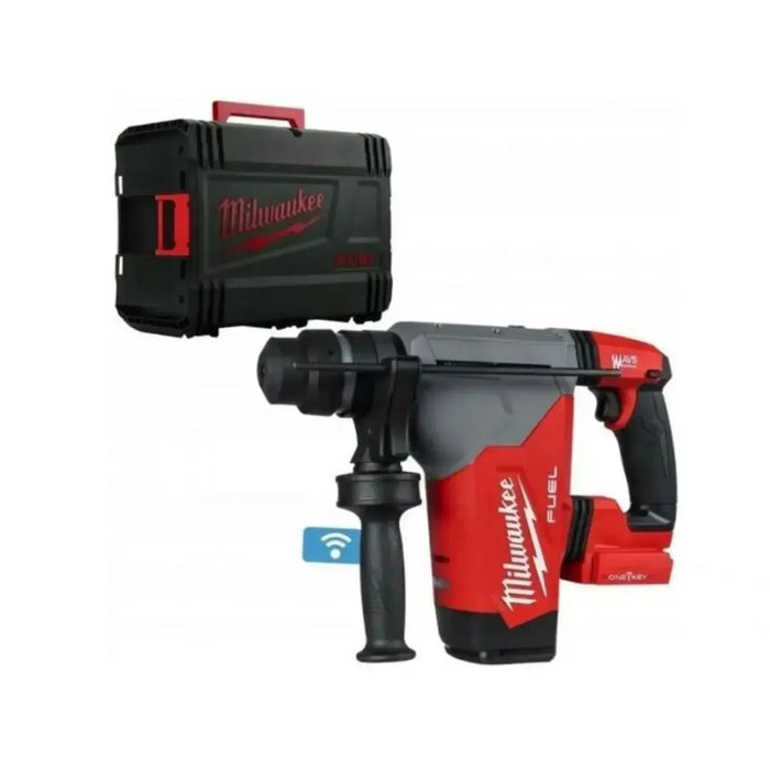 Perforateur burineur MILWAUKEE 18V SDS-Plus 32mm ONE-KEY FUEL 5,0J + coffret HDBOX M18 ONEFHPX-0X (sans batterie) - Reconditionné - Drakare
