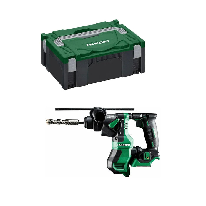 Perforateur HIKOKI 18V SDS-Plus 1.3J + coffret HIT-SYSTEM CASE DH18DPAW2Z (sans batterie) - Déstockage - Drakare