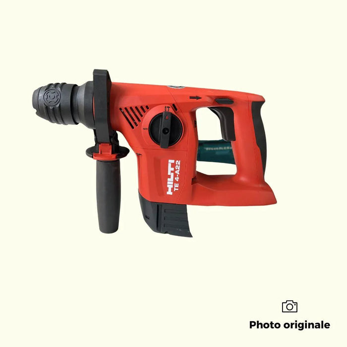 Perforateur HILTI 22V Li-Ion (2x 5.2Ah) + mallette TE 4-A22 + TE DRS-4-A + B22 5.2 + C4/36-350 - Reconditionné - Drakare