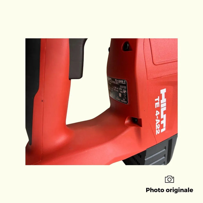 Perforateur HILTI 22V Li-Ion (2x 5.2Ah) Ø125mm + mallette TE 4-A22 + TE DRS-4-A + B22 5.2 + C4/36-350 - Reconditionné - Drakare