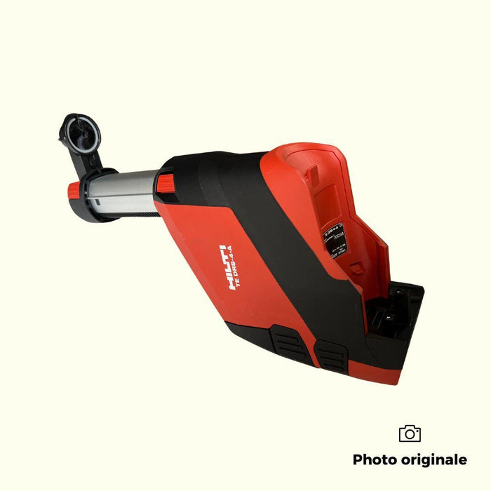 Perforateur Hilti 22V Li-Ion Ø125mm + 2 batteries 5.2 Ah en mallette TE 4-A22 + TE DRS-4-A + B22 5.2 + C4/36-350 - Reconditionné - Drakare