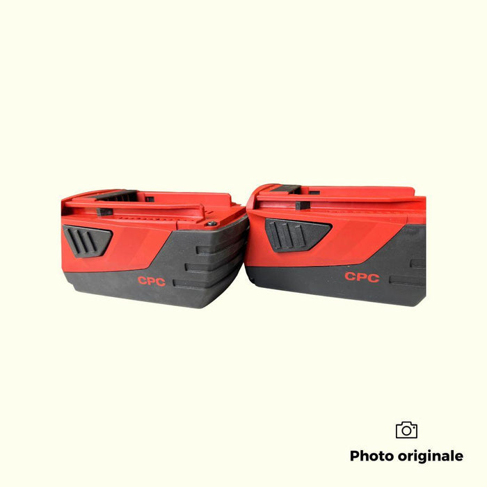 Perforateur Hilti 22V Li-Ion Ø125mm + 2 batteries 5.2 Ah en mallette TE 4-A22 + TE DRS-4-A + B22 5.2 + C4/36-350 - Reconditionné - Drakare