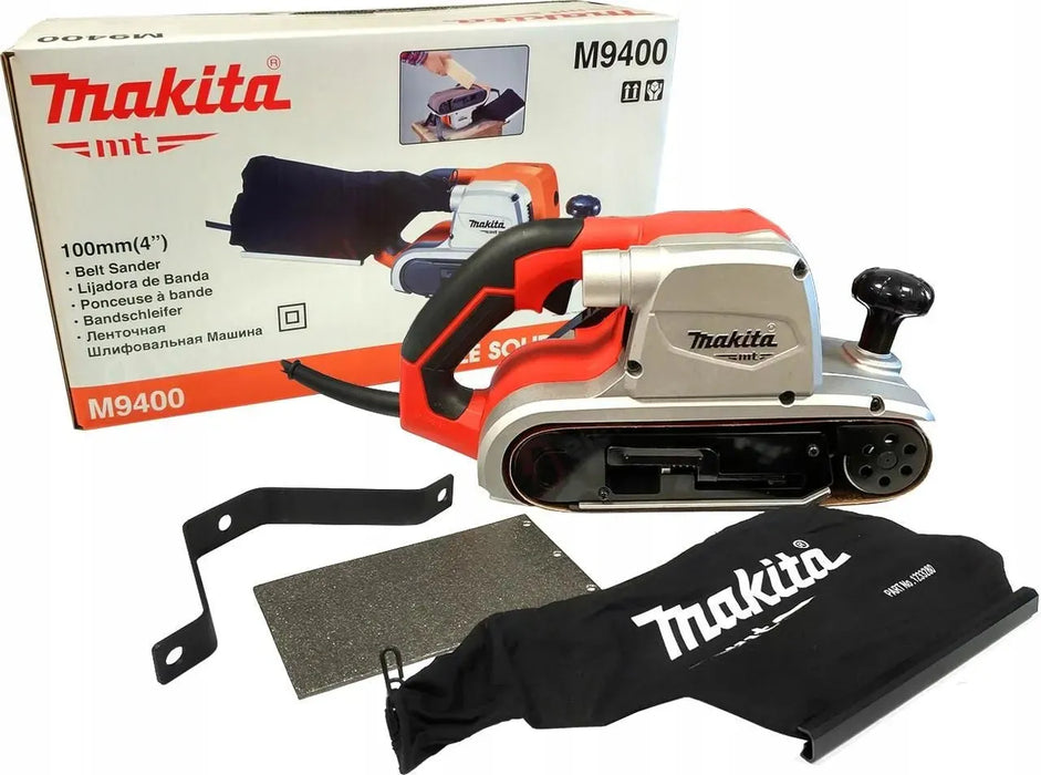 Ponceuse à bande MAKITA 940W 100x610mm M9400 - Déstockage - Drakare