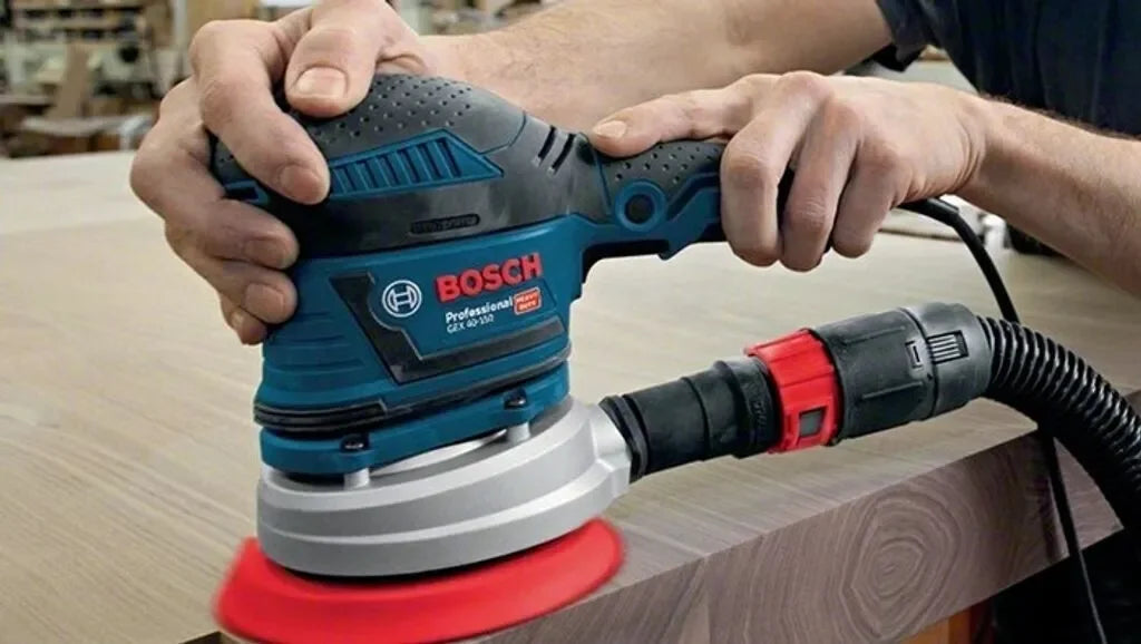 Ponceuse excentrique BOSCH PRO GEX 40-150 Ø150mm + coffret L-BOXX - 060137B201 - Déstockage - Drakare