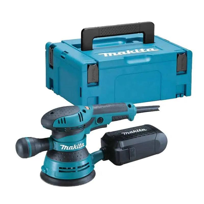 Ponceuse excentrique Makita 300W Ø125mm en coffret MAKPAC BO5041J - Reconditionné - Drakare