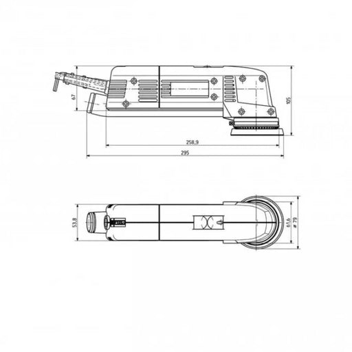 Ponceuse excentrique METABO SXE 400 Ø80mm - 600405000 - Déstockage - Drakare