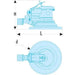 Ponceuse orbitale pneumatique FACOM Ø152mm V.252FPB - Reconditionné - Drakare