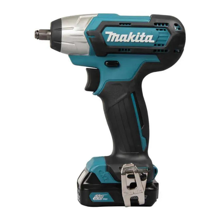 Boulonneuse à chocs Makita 12V Li-Ion CXT 140Nm + 2 batteries 4 Ah en coffret MAKPAC TW140DSMJ - Déstockage