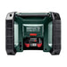 Radio de chantier METABO 12V / 18V secteur & batterie - Bluetooth - AM/FM R 12-18 BT (sans batterie) - Déstockage - Drakare
