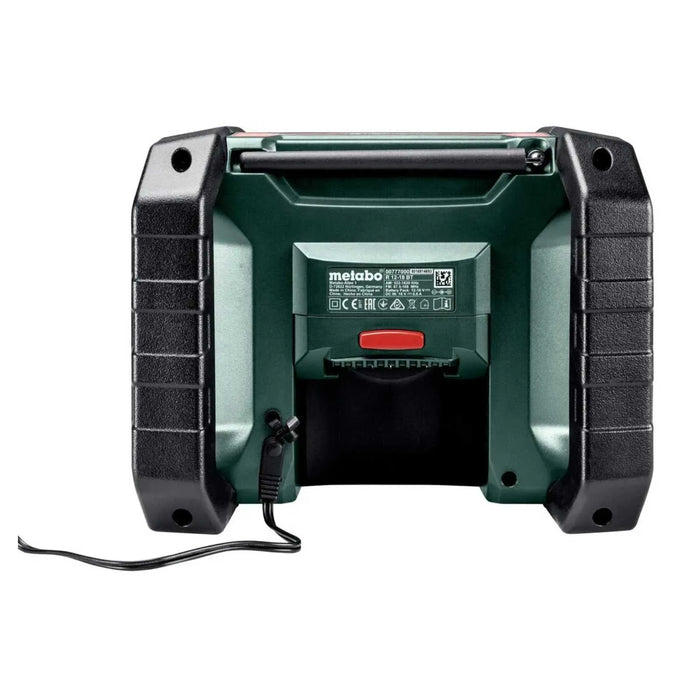 Radio de chantier METABO 12V / 18V secteur & batterie - Bluetooth - AM/FM R 12-18 BT (sans batterie) - Déstockage - Drakare