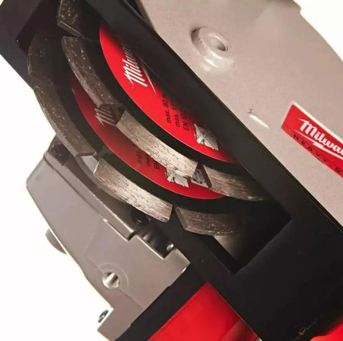 Rainureuse MILWAUKEE 1500W Ø125mm + mallette WCE 30/0 - Reconditionné - Drakare