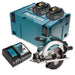 Scie circulaire MAKITA 18V Li-Ion (2x 4Ah) LXT Ø165mm + coffret MAKPAC DSS610RMJ - Reconditionné - Drakare