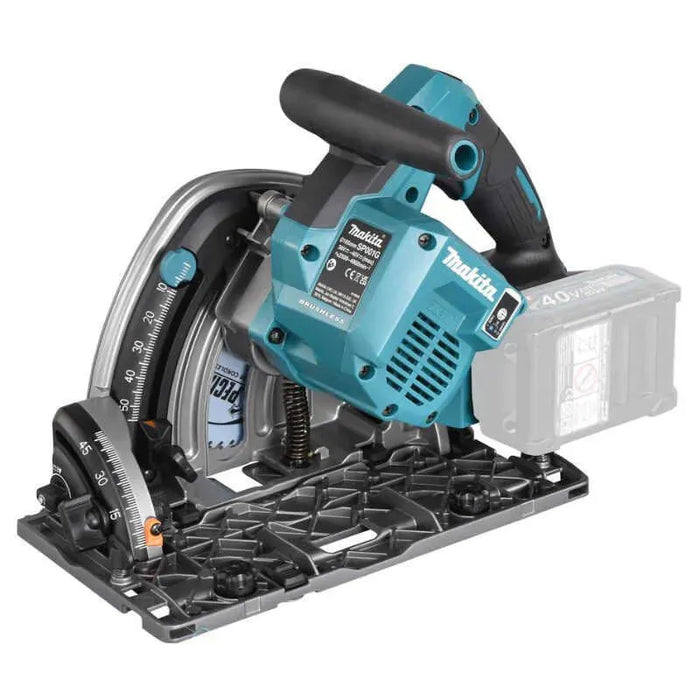 Scie circulaire plongeante MAKITA 40V XGT Bluetooth Ø165mm + coffret MAKPAC SP001GZ03 (sans batterie) - Reconditionné - Drakare